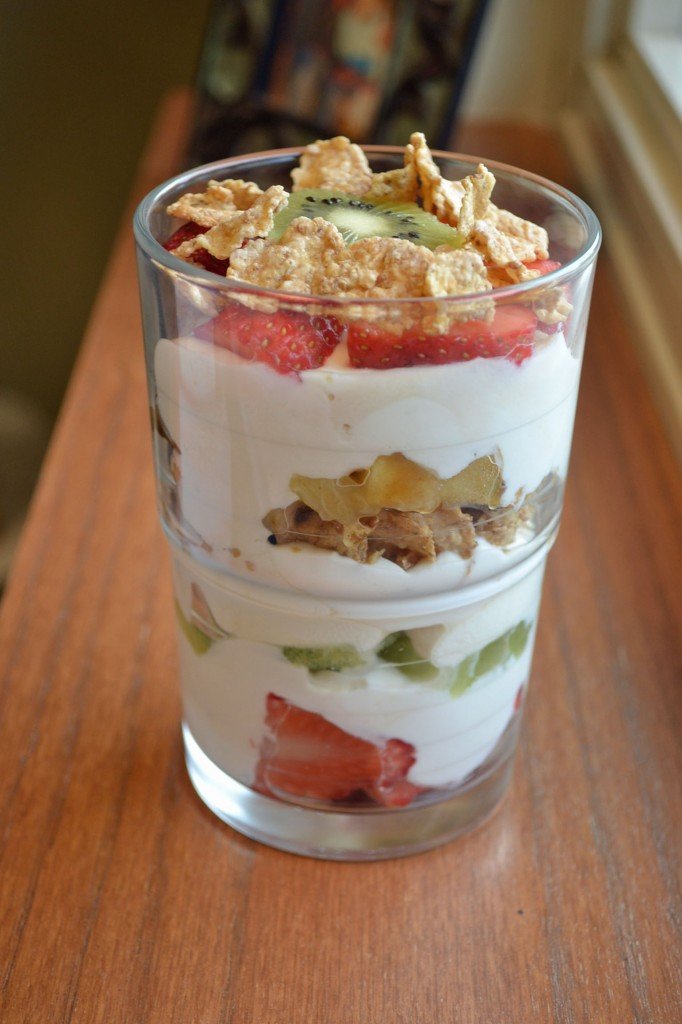 4 Point Breakfast Parfait and 7 Point Spicy Gumbo