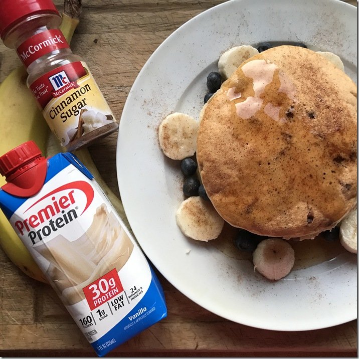 Premier Protein Snickerdoodle Pancakes