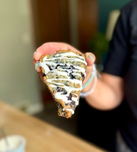 Cherry Cream Cheese Scones