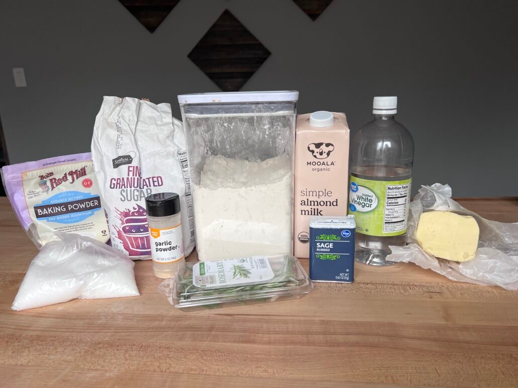 these are ingredients needed to make thanksgiving biscuits