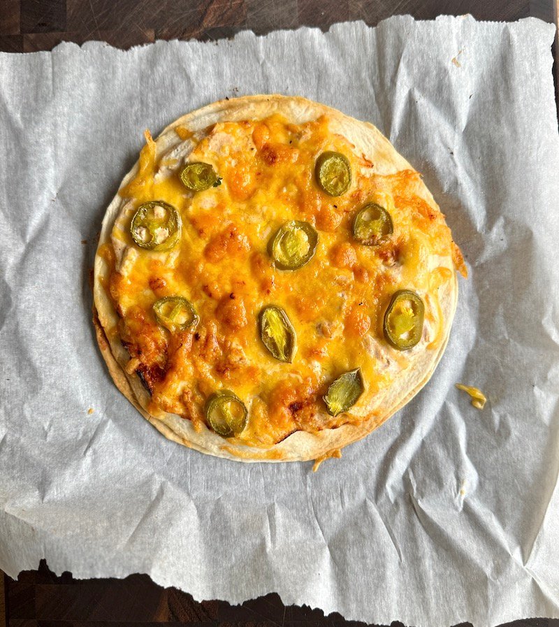 weight watchers friendly mexican pizza out of the air fryer