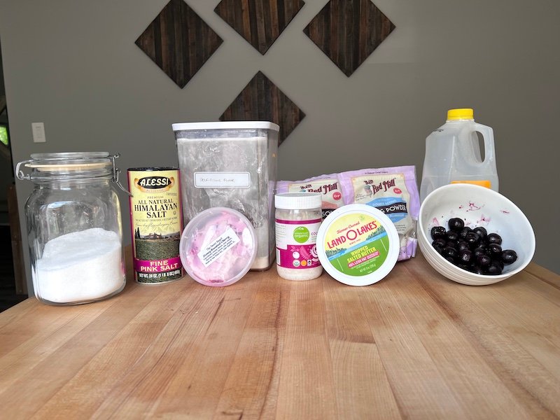 these are ingredients for cherry cream cheese scones that are 11 Weight Watchers points