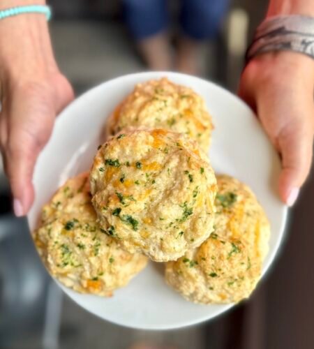 Lightened Up Paula Deen Cheddar Biscuits