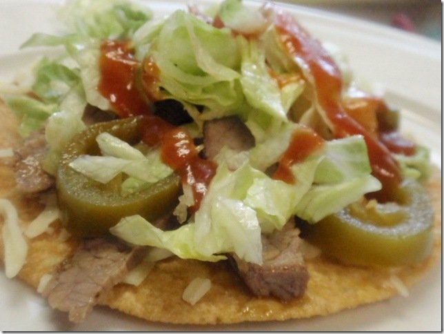 Beef Tostadas