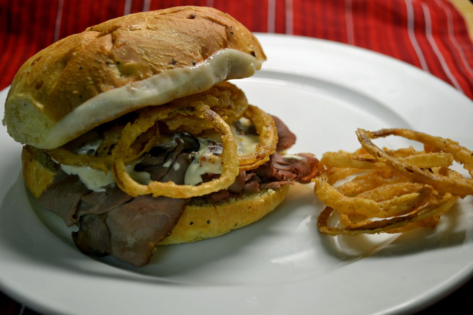 Biz & Tony Eat Onions?!  The Sandwich King Made Us!