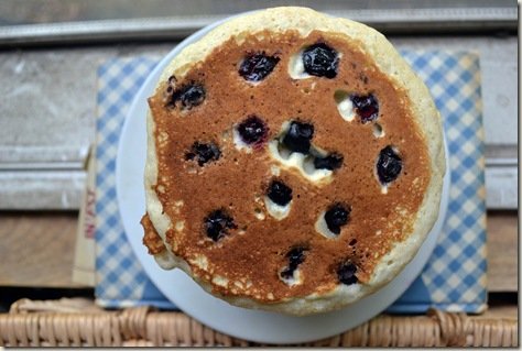 Blueberry Corn Pancakes