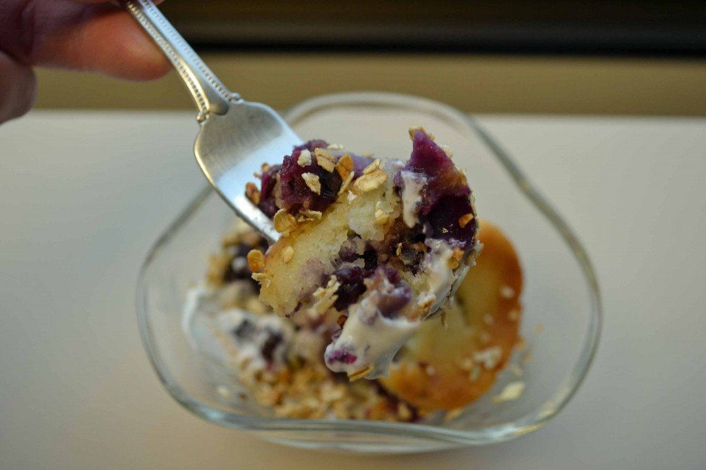 Blueberry Streusel Coffee Cake in a Jar