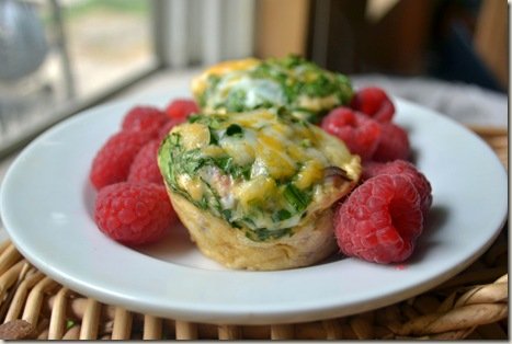 Breakfast Muffins and Spaghetti Con Crema Di Peperone