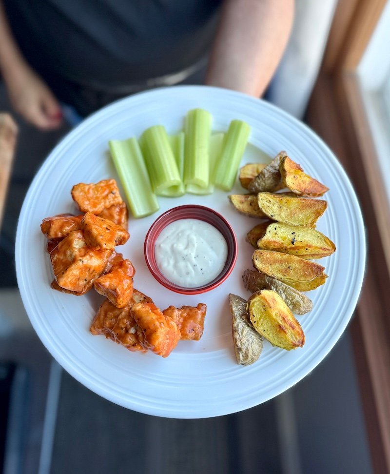 Crispy Buffalo Tofu Bites