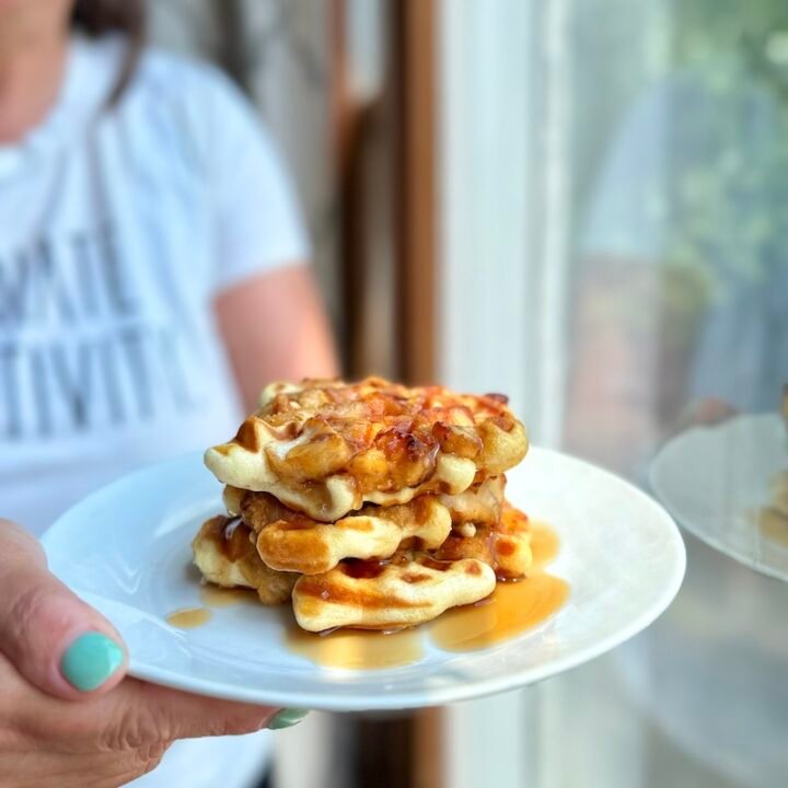 chicken and waffles