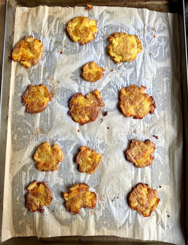 crispy potatoes for viral crispy potato salad