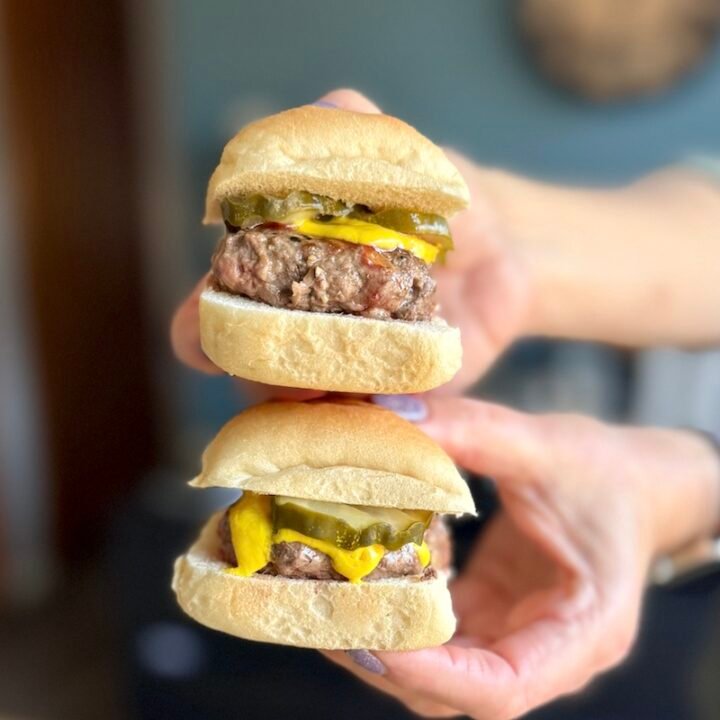 these are mini burgers that are 2 Weight watcher points each