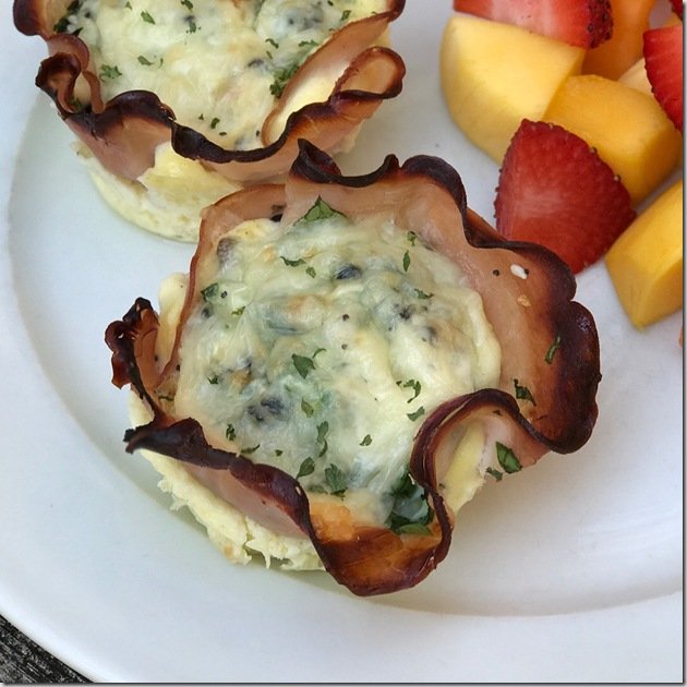 Ham and Cheese Breakfast Cups