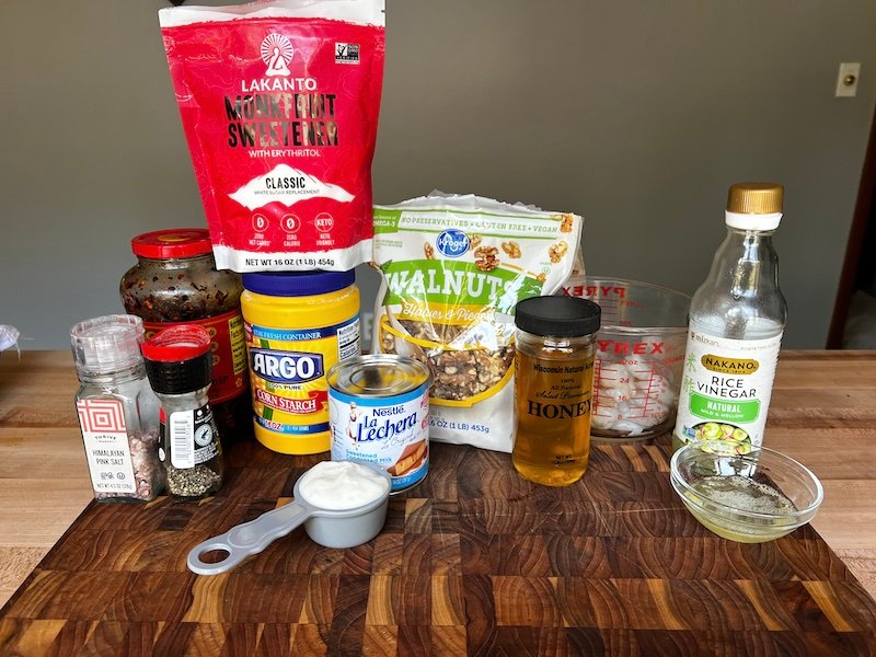 these are ingredients needed to make weight watchers honey walnut shrimp