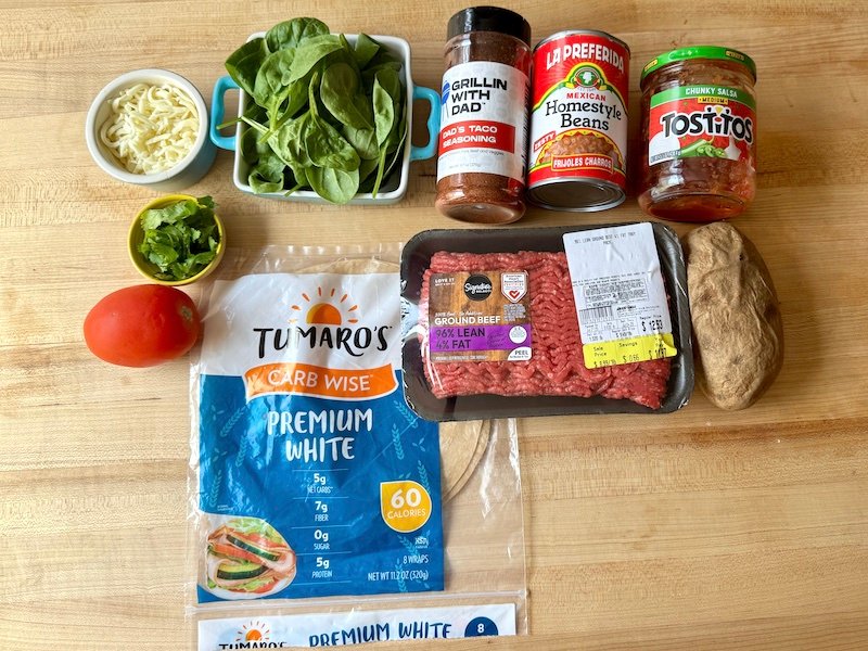 ingredients needed for high protein enchiladas