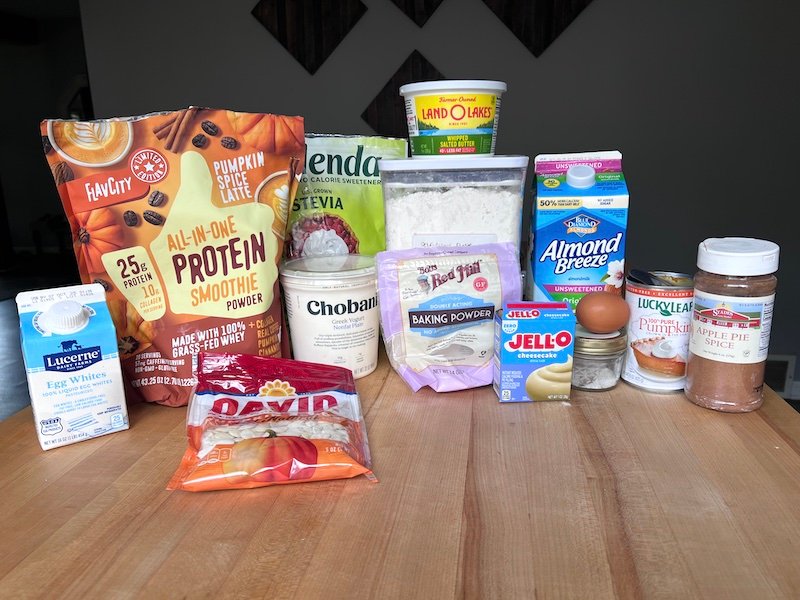 these are ingredients for pumpkin muffins that are 5 weight watchers points