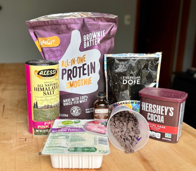 ingredients needed for silken tofu pudding