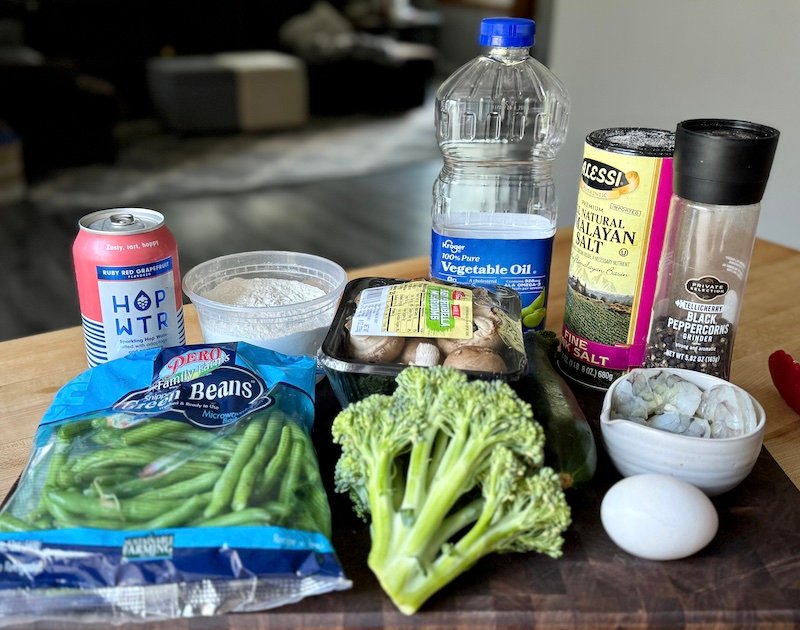 ingredients for tempura that is only 5 Weight Watchers points