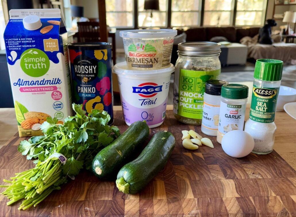these are ingredients to make zucchini fries