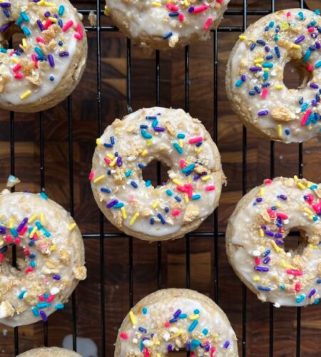 Birthday Cake Donuts