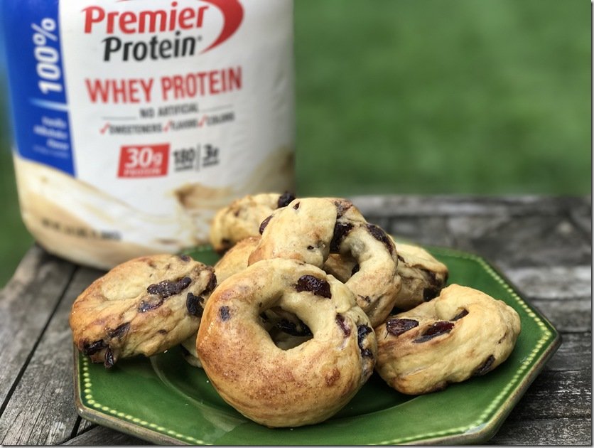 Premier Protein Cranberry Vanilla Bagels