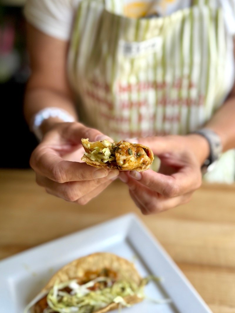 shrimp tacos that are so flavorful