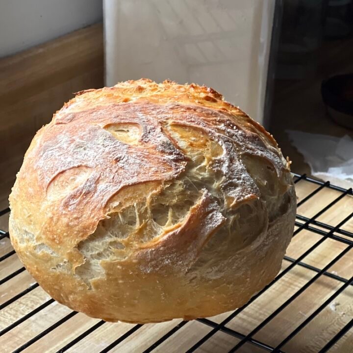 this is a loaf of sourdough bread