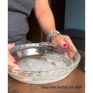 buttering a dish for quiche that's 7 Weight watchers points