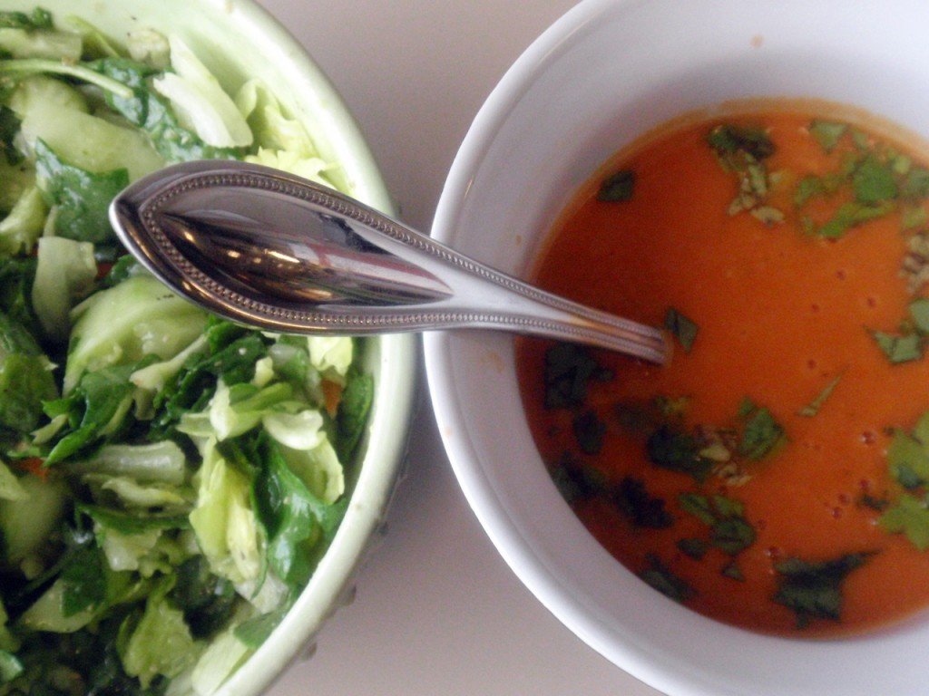 Sweet Potato Bisque and Filet Mignon with Texas Toast