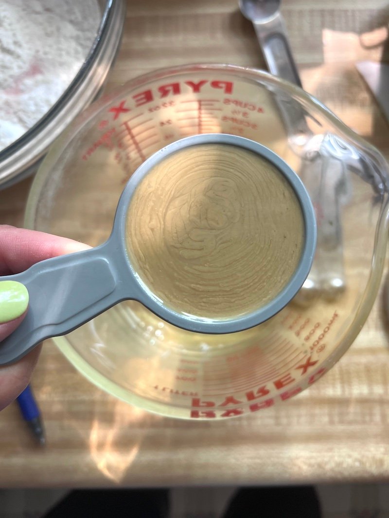 tahini added to muffins for weight watchers muffins