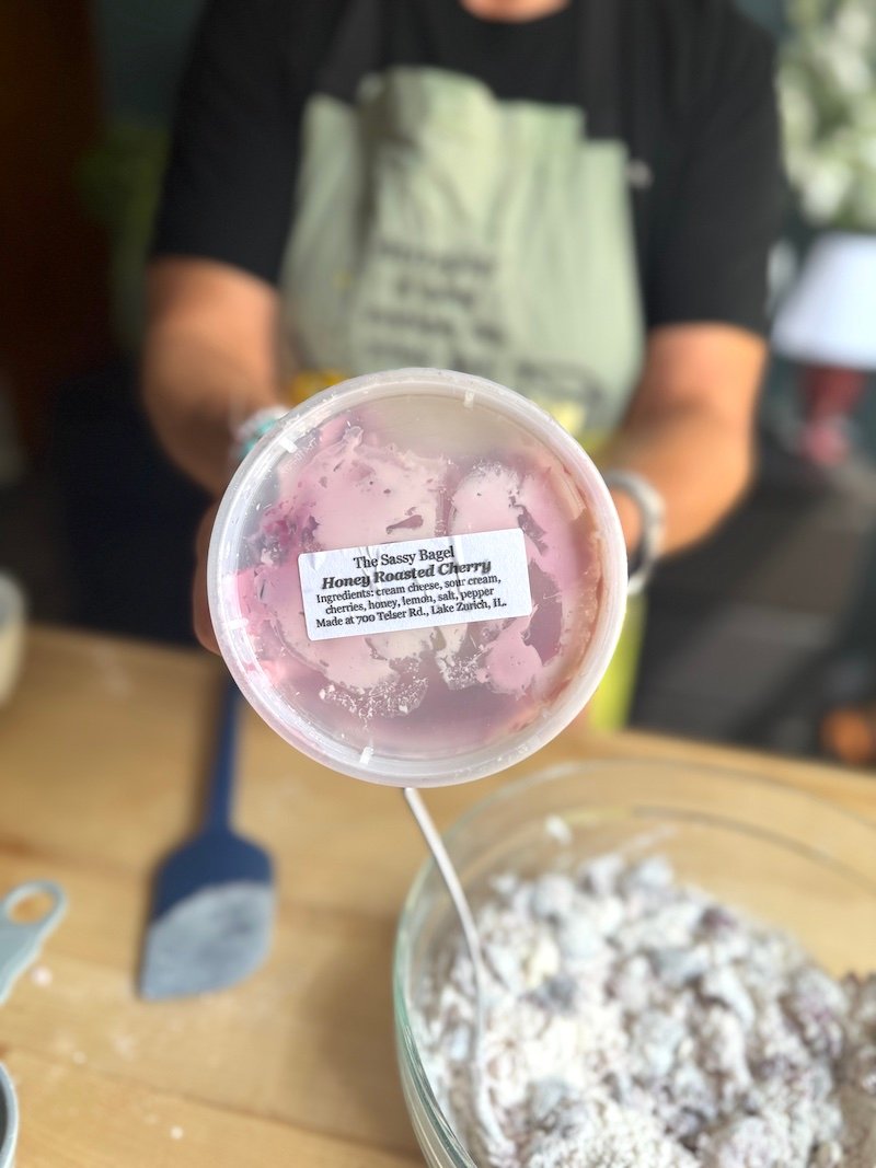 the sassy bagel cream cheese