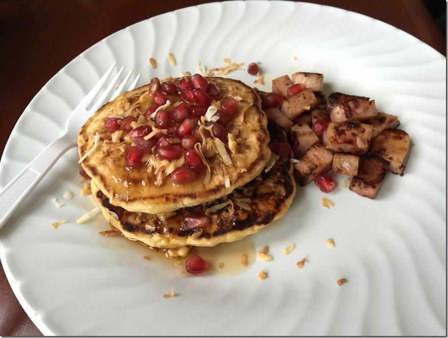 Toasted Coconut Pancakes