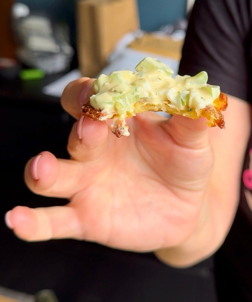 Viral Crispy Potato Salad Bites