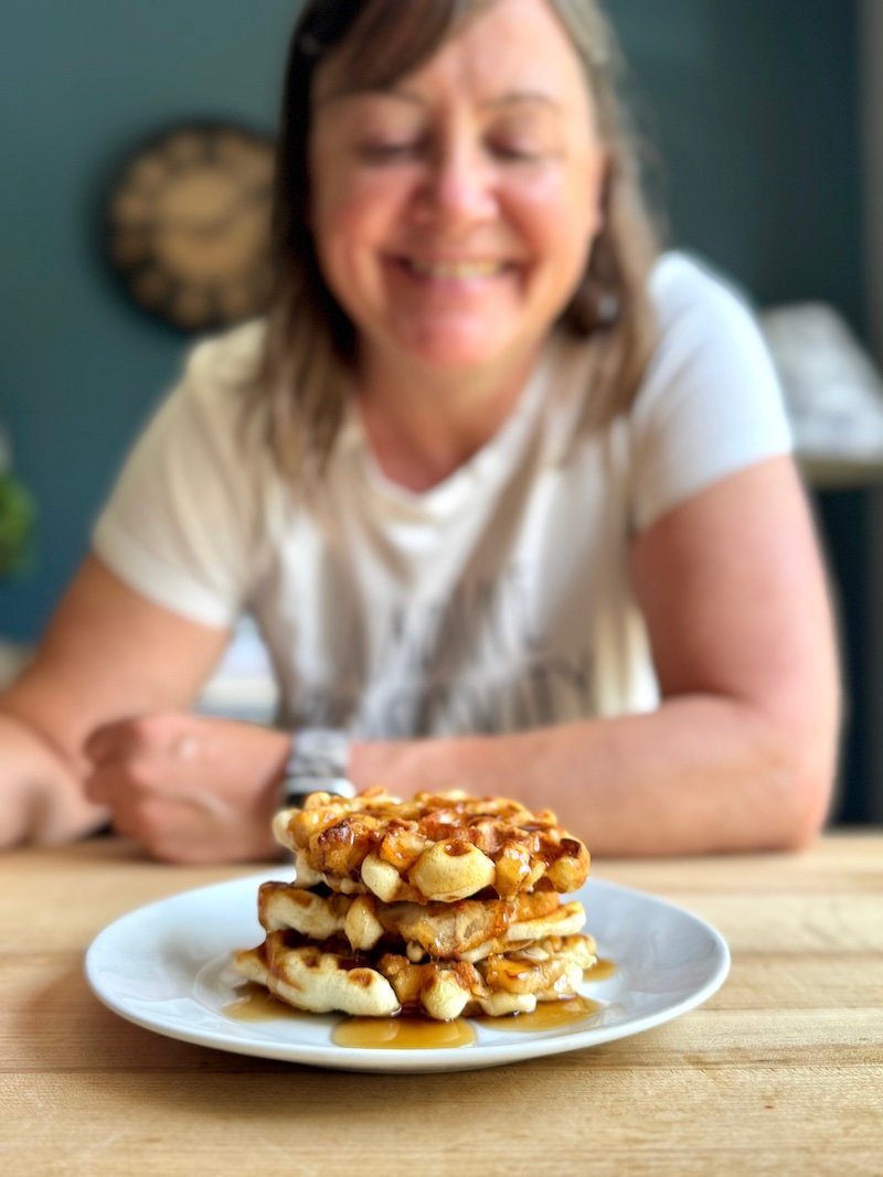weight watchers chicken and waffles