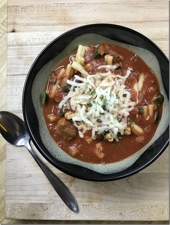 Weeknight Lasagna Soup