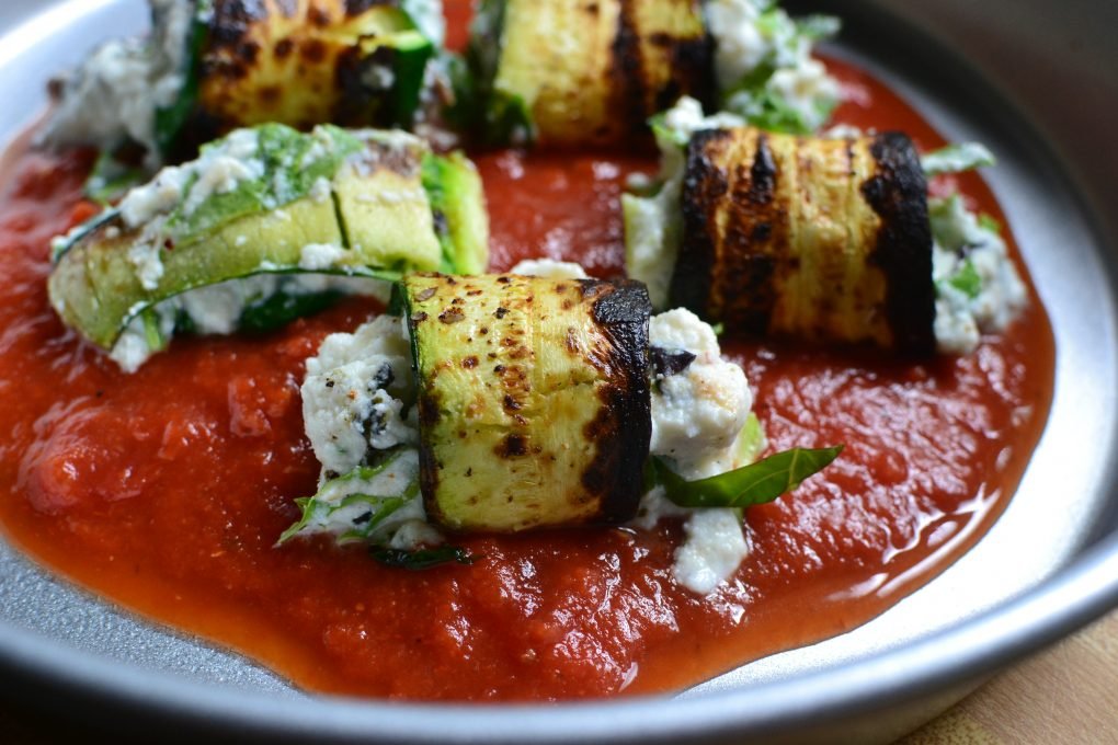 Zucchini Lasagna Rollups