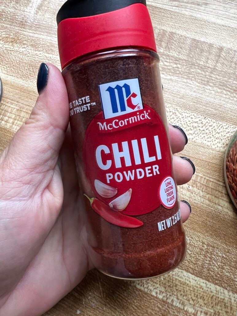 this is a jar of chili powder